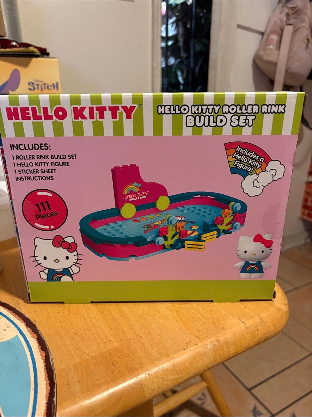 Hello Kitty Pink & Teal Roller Rink Build Set - Picture 8 of 8